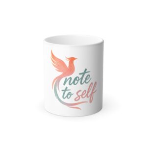 Note to Self mug | Color morphing 11oz mug