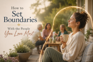 Setting personal boundaries in peace